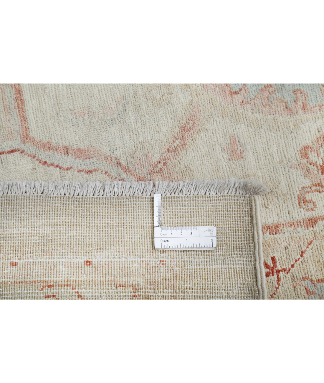 Serenity 12'0'' X 17'3'' Hand-Knotted Wool Rug 12'0'' x 17'3'' (360 X 518) / Ivory / Blue