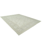 Serenity 11'10'' X 14'10'' Hand-Knotted Wool Rug 11'10'' x 14'10'' (355 X 445) / Ivory / Blue