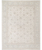 Serenity 11'10'' X 14'10'' Hand-Knotted Wool Rug 11'10'' x 14'10'' (355 X 445) / Ivory / Blue