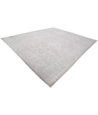 Serenity 12'0'' X 13'11'' Hand-Knotted Wool Rug 12'0'' x 13'11'' (360 X 418) / Taupe / Ivory