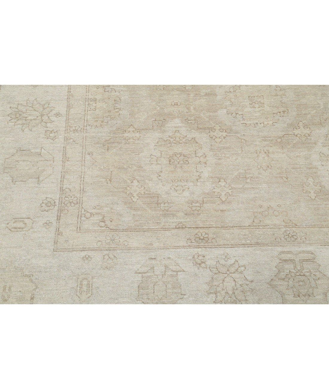 Serenity 8'0'' X 9'6'' Hand-Knotted Wool Rug 8'0'' x 9'6'' (240 X 285) / Tan / Ivory