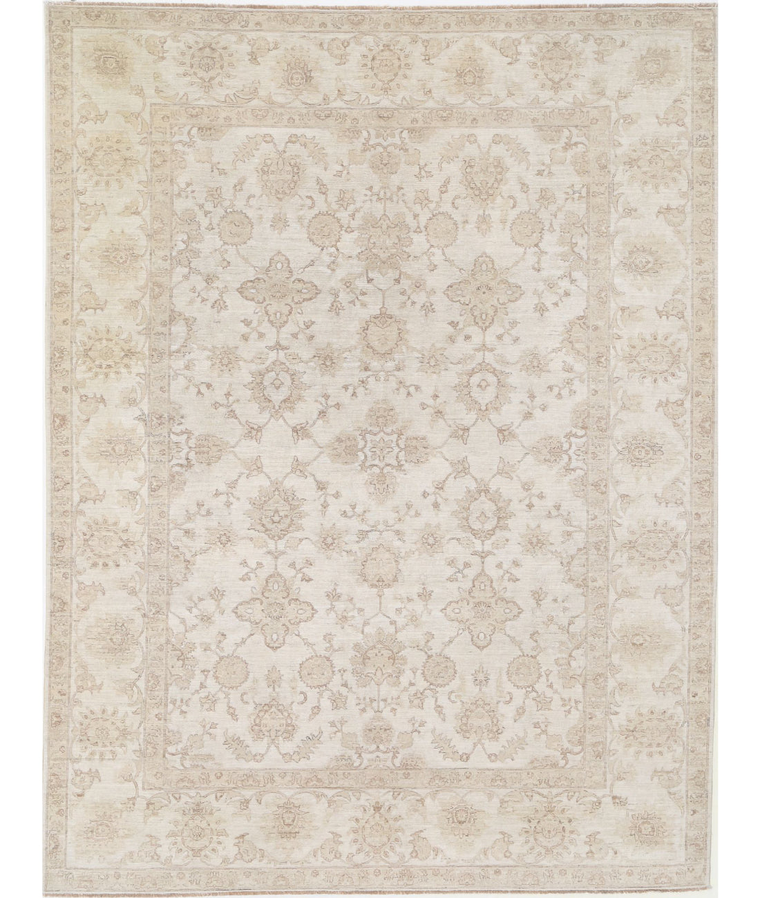 Serenity 9'0'' X 11'10'' Hand-Knotted Wool Rug 9'0'' x 11'10'' (270 X 355) / Ivory / Beige