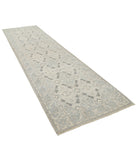 Serenity 3'10'' X 13'7'' Hand-Knotted Wool Rug 3'10'' x 13'7'' (115 X 408) / Grey / Blue