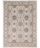 Serenity 8'9'' X 11'11'' Hand-Knotted Wool Rug 8'9'' x 11'11'' (263 X 358) / Ivory / Brown