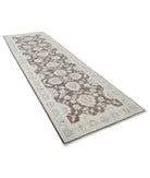 Serenity 3'11'' X 12'5'' Hand-Knotted Wool Rug 3'11'' x 12'5'' (118 X 373) / Brown / Taupe