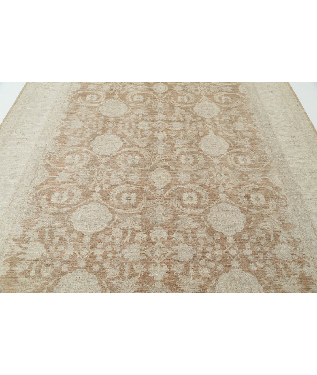 Serenity 8'1'' X 10'11'' Hand-Knotted Wool Rug 8'1'' x 10'11'' (243 X 328) / Taupe / Ivory