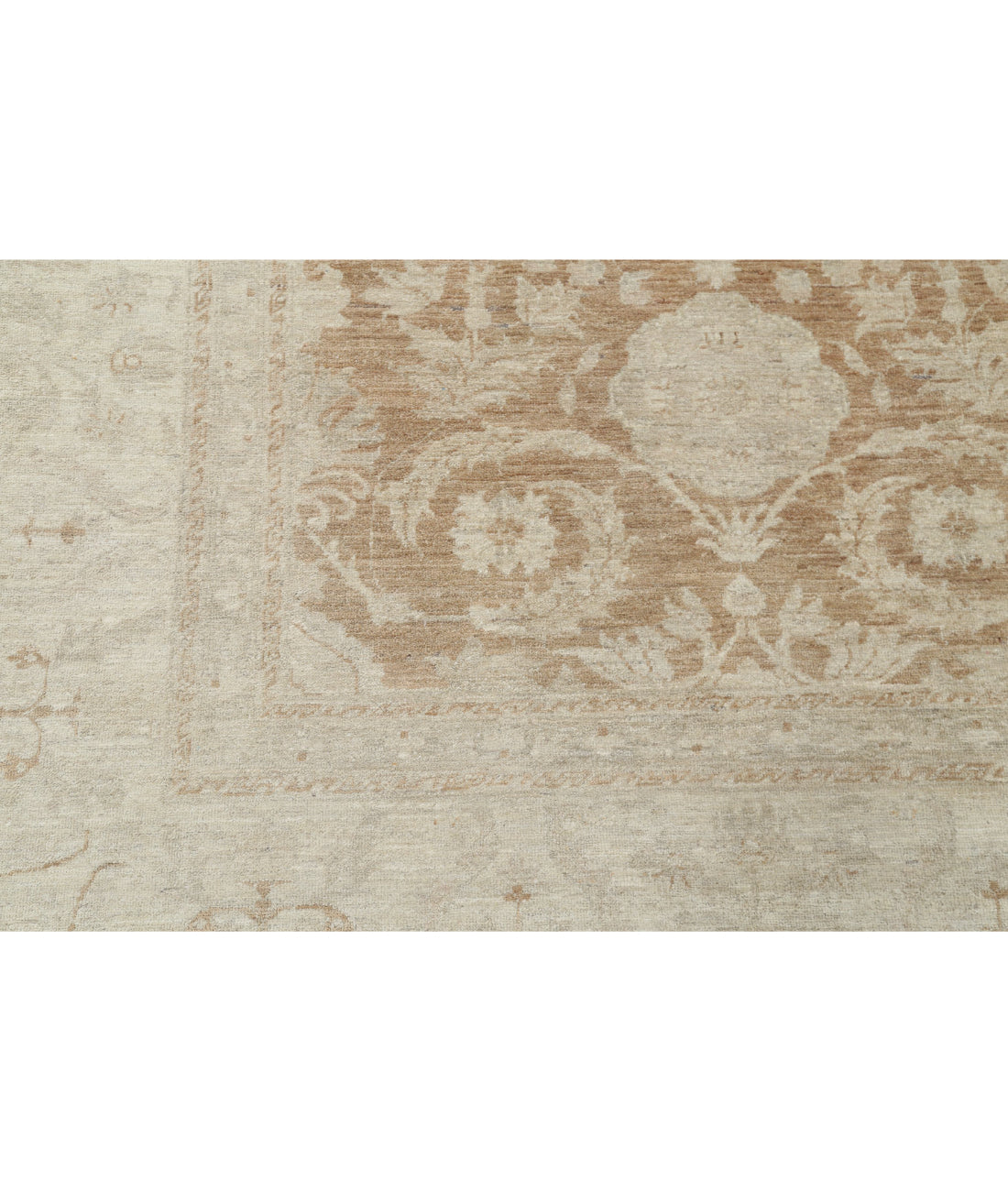 Serenity 8'1'' X 10'11'' Hand-Knotted Wool Rug 8'1'' x 10'11'' (243 X 328) / Taupe / Ivory