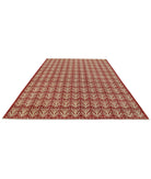 Artemix 8'5'' X 10'9'' Hand-Knotted Wool Rug 8'5'' x 10'9'' (253 X 323) / Red / Ivory