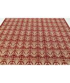 Artemix 8'5'' X 10'9'' Hand-Knotted Wool Rug 8'5'' x 10'9'' (253 X 323) / Red / Ivory