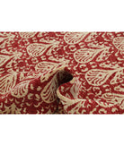 Artemix 8'5'' X 10'9'' Hand-Knotted Wool Rug 8'5'' x 10'9'' (253 X 323) / Red / Ivory