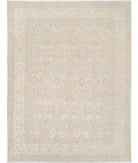 Serenity 8'8'' X 11'4'' Hand-Knotted Wool Rug 8'8'' x 11'4'' (260 X 340) / Silver / Ivory