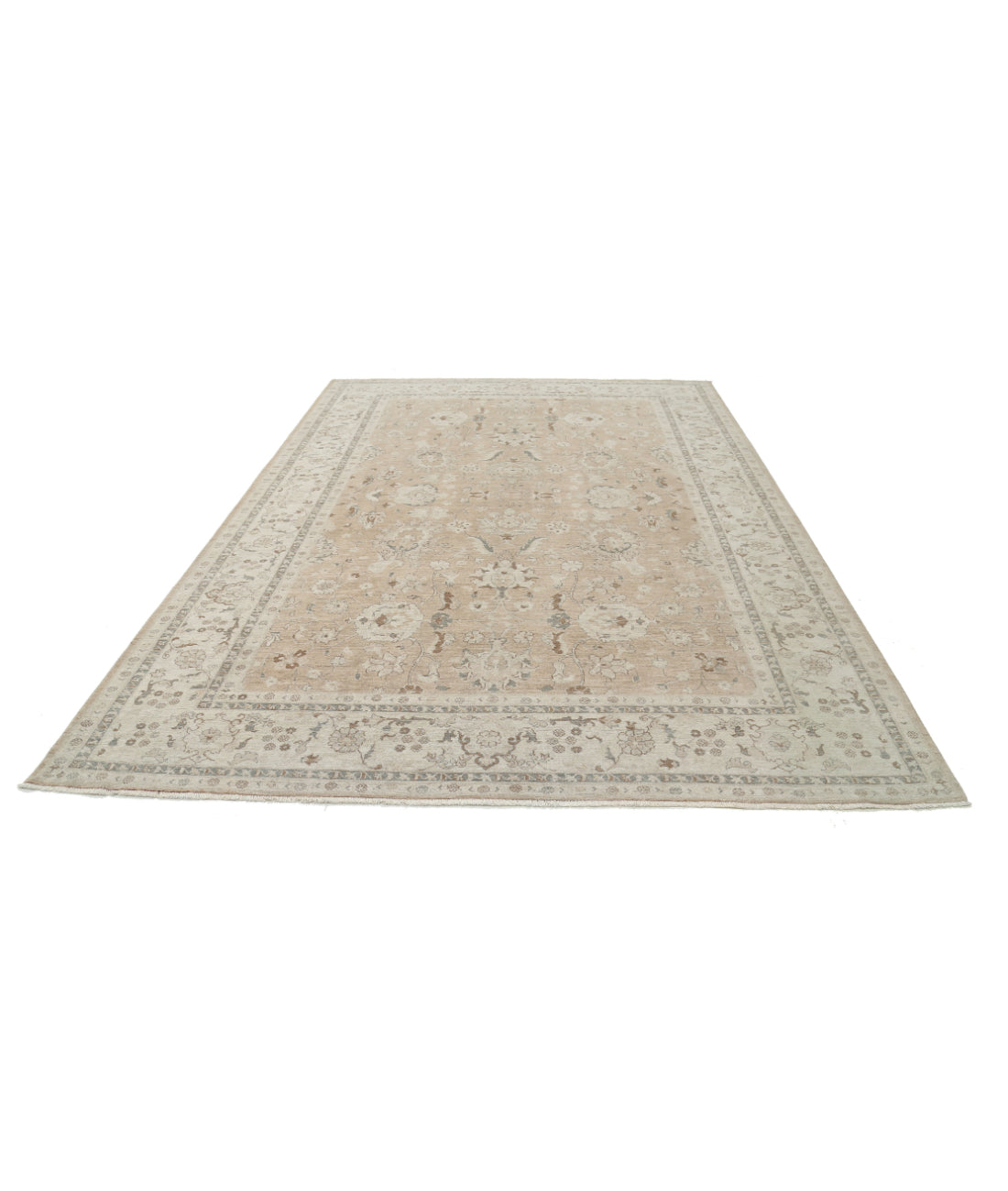 Serenity 8'1'' X 11'2'' Hand-Knotted Wool Rug 8'1'' x 11'2'' (243 X 335) / Taupe / Ivory