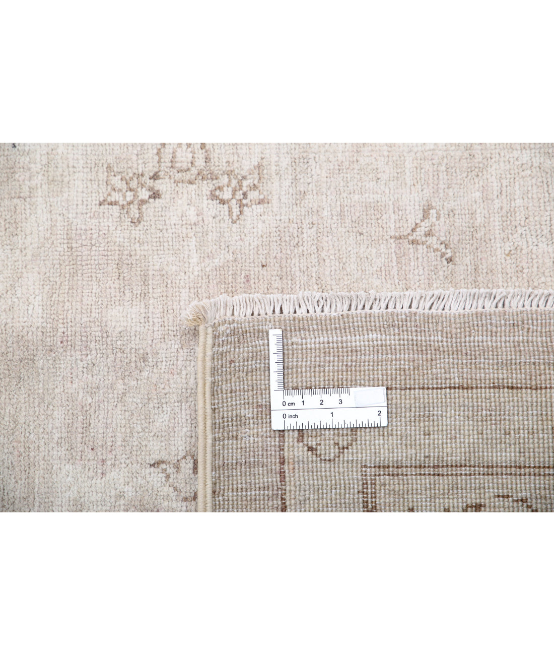 Serenity 9'8'' X 13'9'' Hand-Knotted Wool Rug 9'8'' x 13'9'' (290 X 413) / Ivory / Ivory