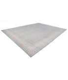 Serenity 13'11'' X 17'11'' Hand-Knotted Wool Rug 13'11'' x 17'11'' (418 X 538) / Blue / Ivory