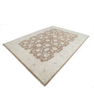 Serenity 8'8'' X 11'9'' Hand-Knotted Wool Rug 8'8'' x 11'9'' (260 X 353) / Brown / Grey