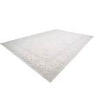 Serenity 12'8'' X 18'5'' Hand-Knotted Wool Rug 12'8'' x 18'5'' (380 X 553) / Ivory / Ivory