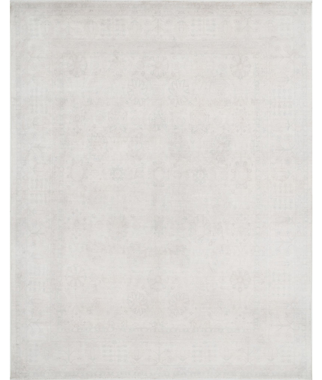 Serenity 8'0'' X 10'1'' Hand-Knotted Wool Rug 8'0'' x 10'1'' (240 X 303) / Ivory / Taupe