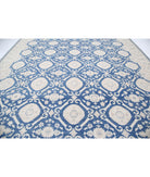 Ziegler 11'9'' X 14'6'' Hand-Knotted Wool-Silk Rug 11'9'' x 14'6'' (353 X 435) / Blue / Ivory