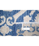 Ziegler 11'9'' X 14'6'' Hand-Knotted Wool-Silk Rug 11'9'' x 14'6'' (353 X 435) / Blue / Ivory