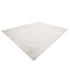 Artemix 11'10'' X 14'5'' Hand-Knotted Wool-Silk Rug 11'10'' x 14'5'' (355 X 433) / Ivory / Grey