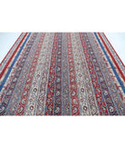 Shaal 8'10'' X 11'8'' Hand-Knotted Wool Rug 8'10'' x 11'8'' (265 X 350) / Red / Blue