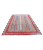 Shaal 6'8'' X 9'7'' Hand-Knotted Wool Rug 6'8'' x 9'7'' (200 X 288) / Red / Multi