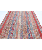 Shaal 6'8'' X 9'7'' Hand-Knotted Wool Rug 6'8'' x 9'7'' (200 X 288) / Red / Multi