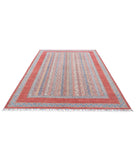 Shaal 6'8'' X 9'8'' Hand-Knotted Wool Rug 6'8'' x 9'8'' (200 X 290) / Red / Multi