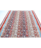 Shaal 7'8'' X 9'9'' Hand-Knotted Wool Rug 7'8'' x 9'9'' (230 X 293) / Red / Multi