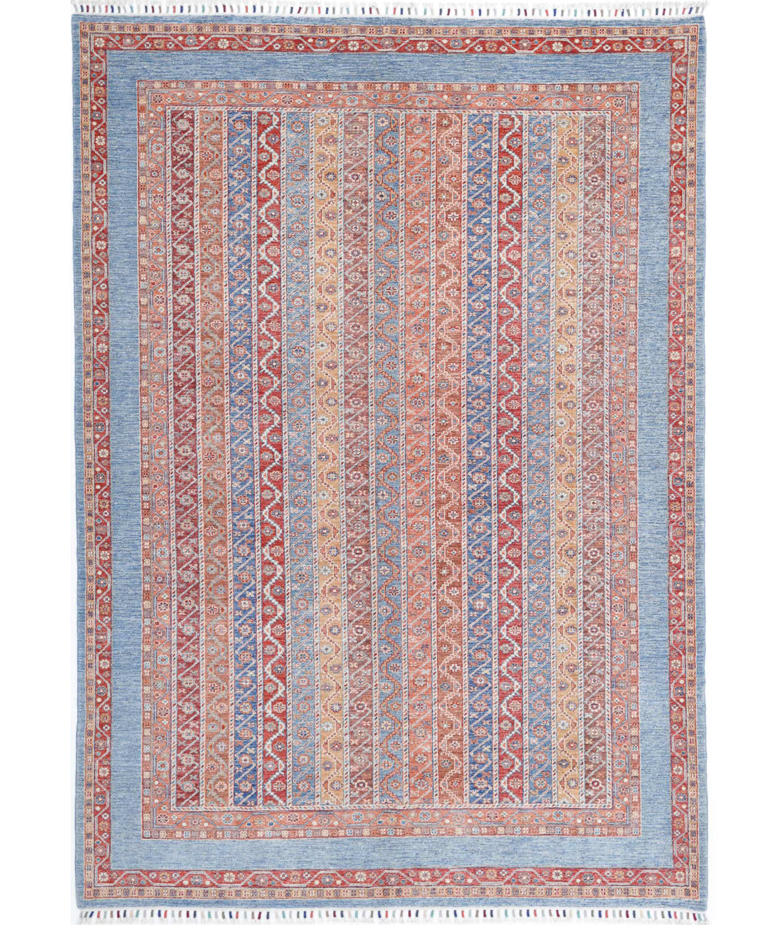 Shaal 6'8'' X 9'8'' Hand-Knotted Wool Rug 6'8'' x 9'8'' (200 X 290) / Multi / Multi