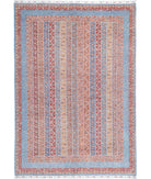 Shaal 6'8'' X 9'8'' Hand-Knotted Wool Rug 6'8'' x 9'8'' (200 X 290) / Multi / Multi