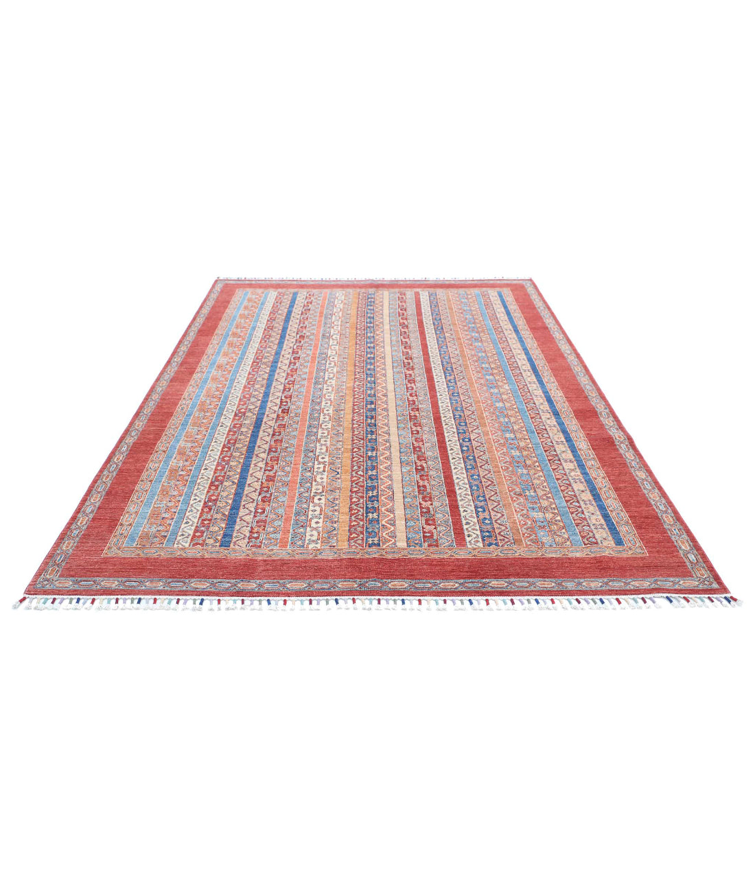 Shaal 6'7'' X 9'10'' Hand-Knotted Wool Rug 6'7'' x 9'10'' (198 X 295) / Multi / Multi