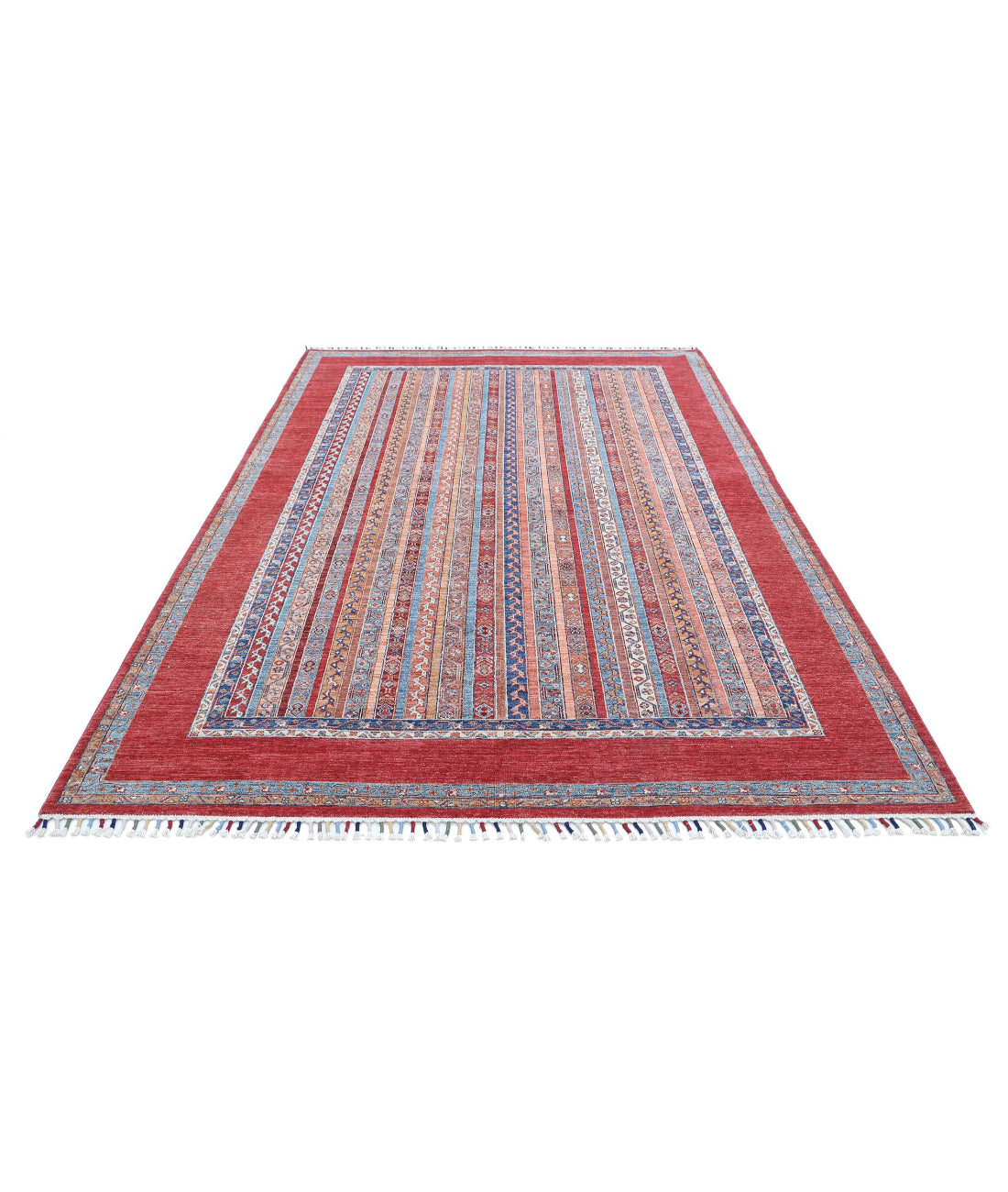 Shaal 6'8'' X 9'10'' Hand-Knotted Wool Rug 6'8'' x 9'10'' (200 X 295) / Multi / Multi