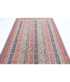 Shaal 5'5'' X 7'9'' Hand-Knotted Wool Rug 5'5'' x 7'9'' (163 X 233) / Red / Multi