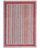 Shaal 5'8'' X 8'0'' Hand-Knotted Wool Rug 5'8'' x 8'0'' (170 X 240) / Red / Multi