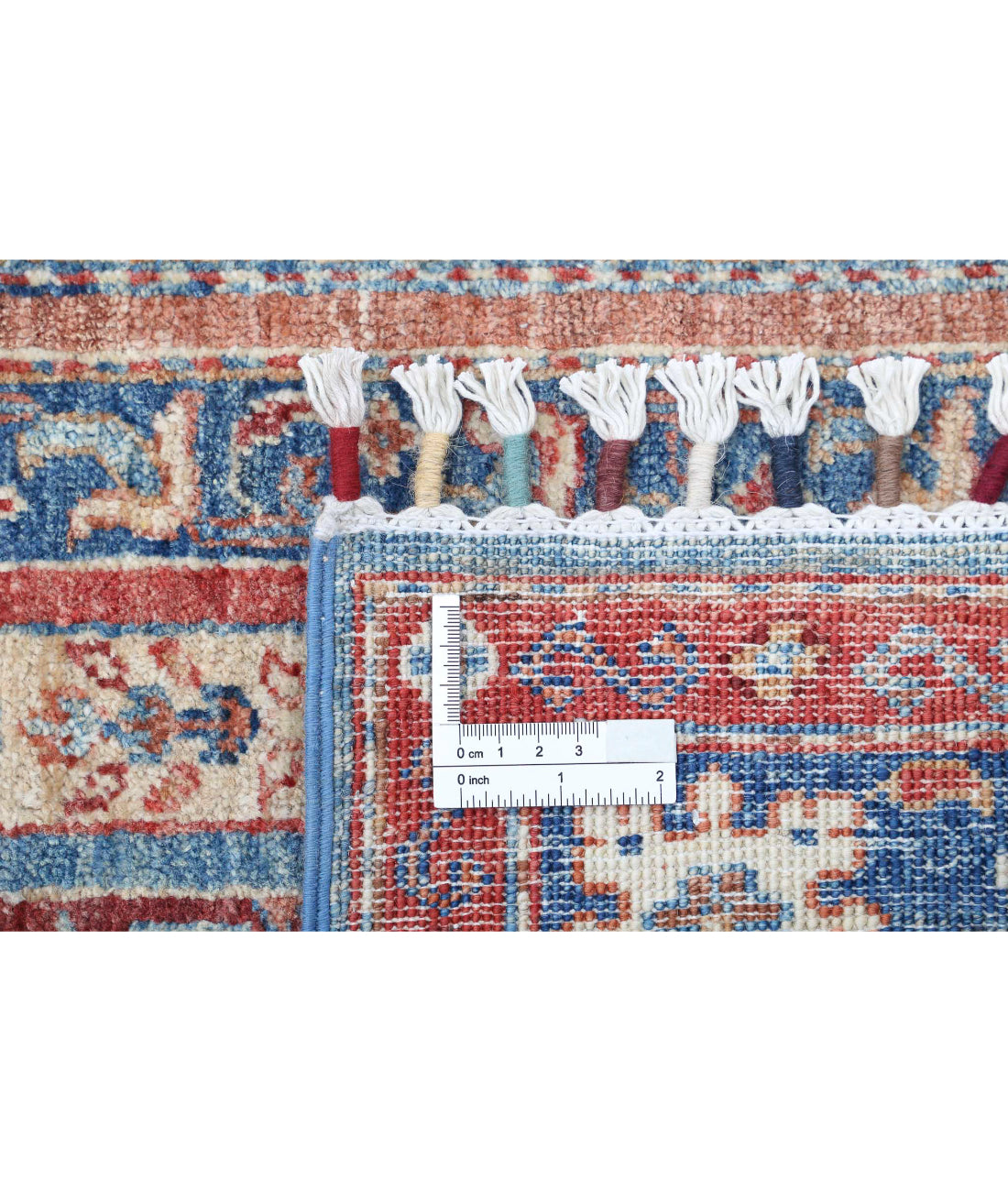 Shaal 5'6'' X 7'9'' Hand-Knotted Wool Rug 5'6'' x 7'9'' (165 X 233) / Multi / Blue