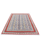 Shaal 5'4'' X 8'8'' Hand-Knotted Wool Rug 5'4'' x 8'8'' (160 X 260) / Red / Multi