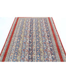 Shaal 5'4'' X 8'8'' Hand-Knotted Wool Rug 5'4'' x 8'8'' (160 X 260) / Red / Multi