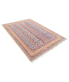 Shaal 5'8'' X 7'11'' Hand-Knotted Wool Rug 5'8'' x 7'11'' (170 X 238) / Gold / Multi