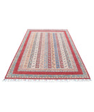 Shaal 5'4'' X 7'10'' Hand-Knotted Wool Rug 5'4'' x 7'10'' (160 X 235) / Red / Multi