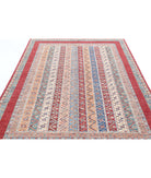 Shaal 5'4'' X 7'10'' Hand-Knotted Wool Rug 5'4'' x 7'10'' (160 X 235) / Red / Multi