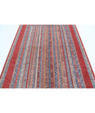 Shaal 5'9'' X 7'9'' Hand-Knotted Wool Rug 5'9'' x 7'9'' (173 X 233) / Red / Multi