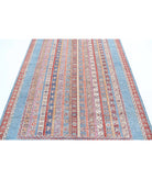 Shaal 5'9'' X 7'8'' Hand-Knotted Wool Rug 5'9'' x 7'8'' (173 X 230) / Blue / Multi