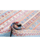 Shaal 5'9'' X 7'8'' Hand-Knotted Wool Rug 5'9'' x 7'8'' (173 X 230) / Blue / Multi