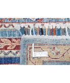 Shaal 5'8'' X 7'6'' Hand-Knotted Wool Rug 5'8'' x 7'6'' (170 X 225) / Blue / Multi