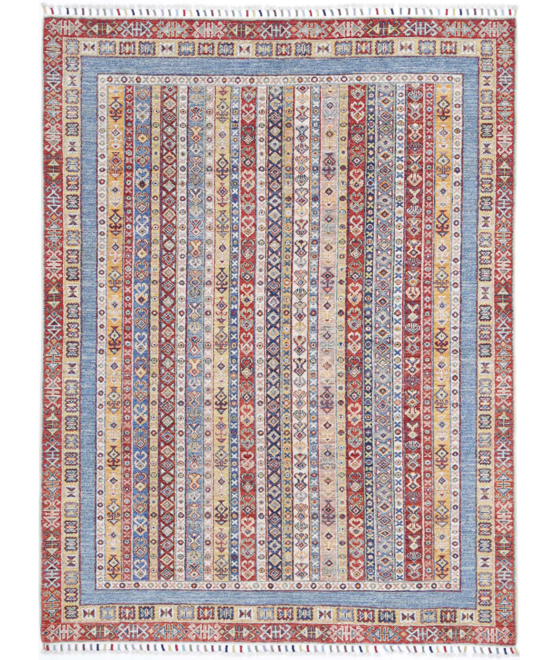 Shaal 4'11'' X 6'7'' Hand-Knotted Wool Rug 4'11'' x 6'7'' (148 X 198) / Multi / Multi