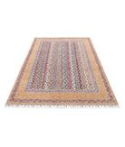 Shaal 4'9'' X 7'2'' Hand-Knotted Wool Rug 4'9'' x 7'2'' (143 X 215) / Gold / Multi