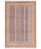 Shaal 4'9'' X 7'2'' Hand-Knotted Wool Rug 4'9'' x 7'2'' (143 X 215) / Gold / Multi