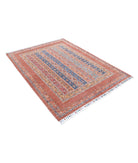 Shaal 5'1'' X 6'8'' Hand-Knotted Wool Rug 5'1'' x 6'8'' (153 X 200) / Brown / Multi