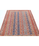 Shaal 5'1'' X 6'8'' Hand-Knotted Wool Rug 5'1'' x 6'8'' (153 X 200) / Brown / Multi